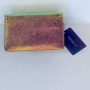 NEW…Orange hologram wallet OS (one size) from Forever21